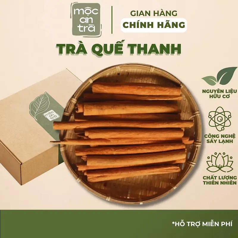 Quế Thanh 100gr Thanh Quế Đẹp Màu Nâu Đỏ, Thơm Tự Nhiên, Giúp Ấm Cơ Thể, Tăng Tuần Hoàn, Hỗ Trợ Tiêu Hóa - Main image