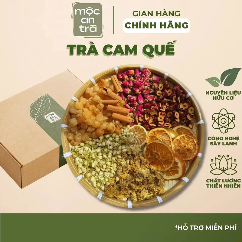 Trà Cam Quế Mộc An Trà – Thảo Mộc Sấy Lạnh, Thanh Nhiệt, Tăng Đề Kháng, Giảm Stress, Giúp Ngủ Ngon - Main image