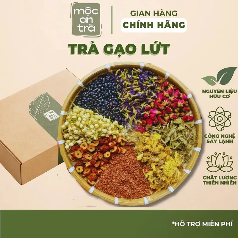 Trà Gạo Lứt Nguyên Cám – Hương Thơm Nhẹ, Vị Thanh Dịu | Mộc An Trà - Main image